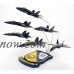 Daron Worldwide McDonnell Douglas F/A-18 Blue Angels in Formation Model Airplane   